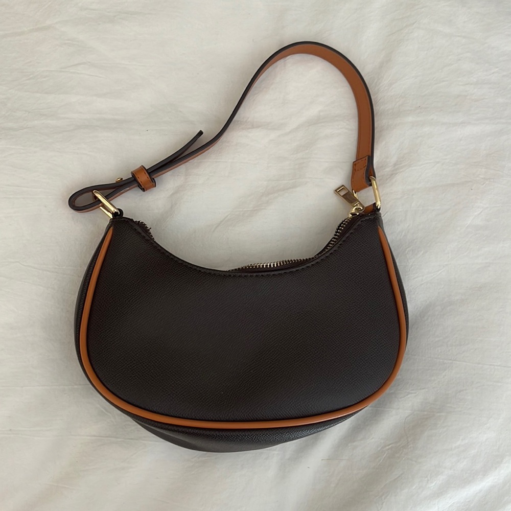 Small brown shoulder bag
